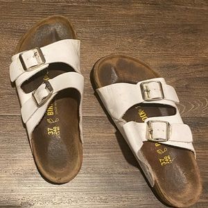 White original Birkenstocks